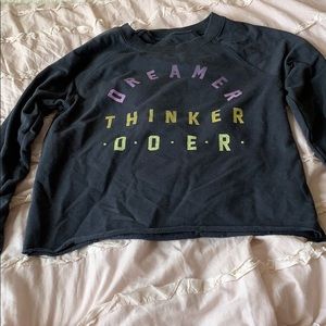 Black Sweatshirt With Words
